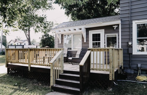Lake City House | Fire Pit, Walk to Lake, Year-Round Hot Tub & Dog Friendly!