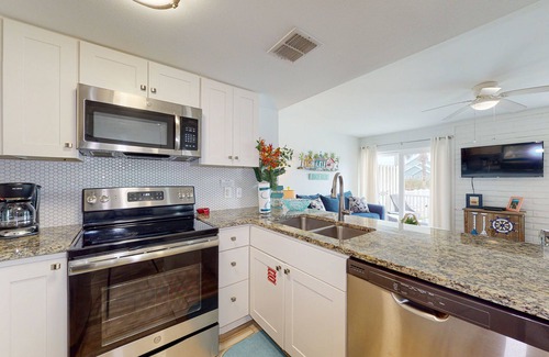 Cinnamon Shore Condo | First Floor Condo, Shared Pool and Grill, Boardwalk