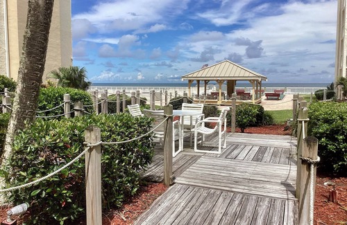 New Smyrna Beach Condo | First Floor Paradise - 2BR Condo - Just Steps to the Beach!