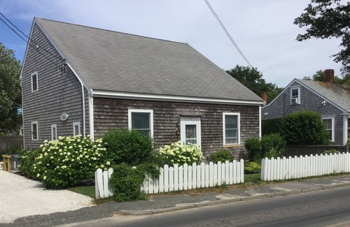 Nantucket Town House | Five minute walk to town. Comfortable, cozy, elegant gardens, and private deck.