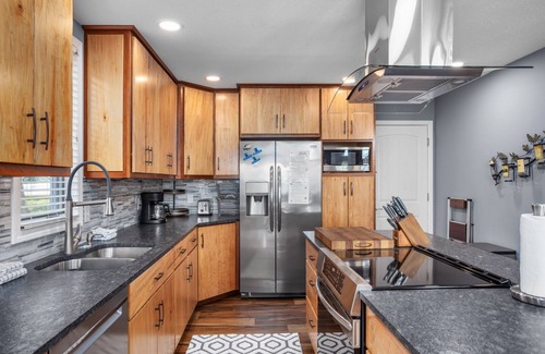 Gravois Mills House | Five Oaks Lakehouse - Luxurious Home with a Game Room and Lakeside Fire Pit!
