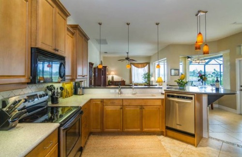 Cape Coral House | Five star four bedroom gulf access, piece of paradise, 28 miles to PGD or RSW