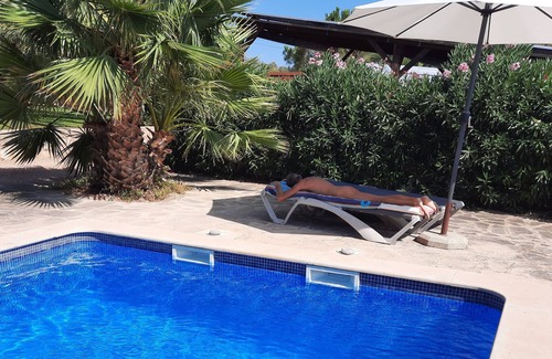 Manacor Apartment | FKK-Finca Mallorca, App.2Pers., large terrace, fantast. View, heated pool, wifi