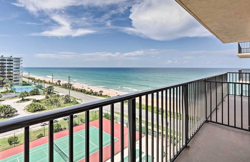 Flagler Beach Condo | Flagler Beach Retreat w/ Pool & Ocean Views!