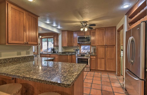 Swiss Manor House | Flagstaff Home w/On-Site Trails, 3 Mi to Dtwn!