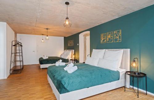Kitzingen Apartment | flair Alte Brauerei I Altstadt I Parkplatz I Kaffee I Highspeed WLAN I Xbox I Disney plus