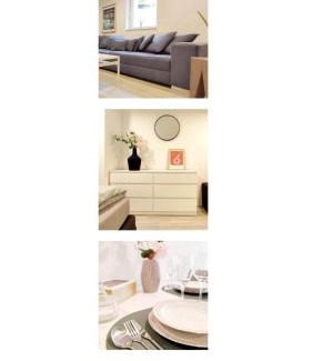 Bad Salzuflen Apartment | Flair-Apartments 'SALZ & FLAIR' Kurstadt-Appartment, 450 m Bahnhof, für Urlaub oder Geschäftsreise, innenstadtnah, separater Eingang, 24 Std Check-in,WLAN, 55 Zoll-Fernseher, Streaming, Küche, Regendusche, Doppelbett, Schlafsofa