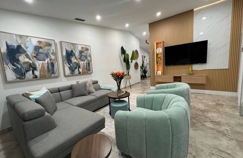 Richmond West House | Flamingo's Resort tropical paradise filled with flamingo vibes!
