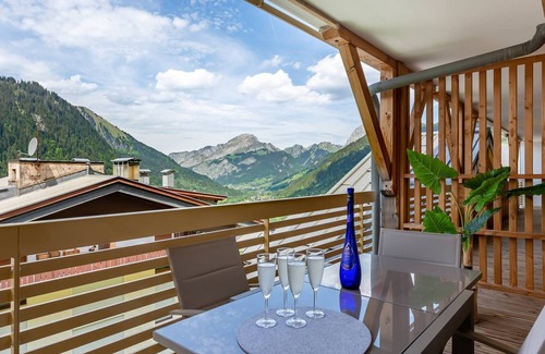 Chatel Apartment | Flat 6 pers - modern, central, ski in ski out