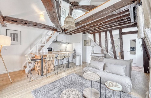 Paris City Center Apartment | Flat Standing Cosy with a Seine view