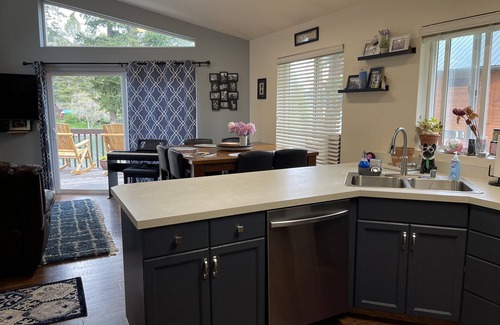Lakeside House | Flathead Lake home W/private beach, dock, and hot tub