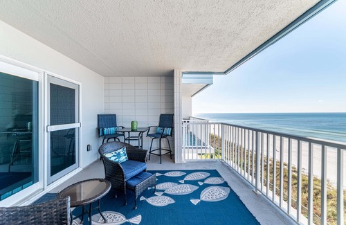 Thomas Drive Condo | Flip Flops & Sunsets Mariner West 605-Beachfront-1bd-2ba! Very Private Oceanfront Balcony