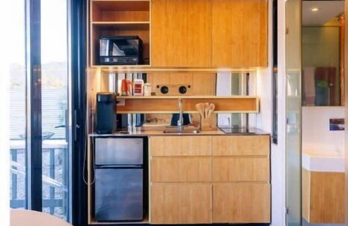 Morongo Valley House | Floating Container on Animal & Art Sanctuary Near Joshua Tree