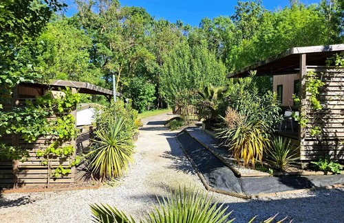 Montgeard House | Flower Camping Du Lac De Thésauque * - Home Flower Premium 32m2 3 bedrooms + Terrace + LV + TV + air conditioning 6 people