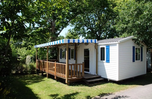 Muzillac House | Flower Camping La Blanche Hermine * - Mobil home Carnac CONFORT 32m2 (3 rooms - 6/7 people) Covered terrace + TV 7 persons