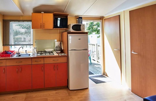 Muzillac House | Flower Camping La Blanche Hermine * - Mobile home Paimpol STANDARD 25m2 (2 bedrooms - 4/6 people) + Covered terrace + TV 6 people