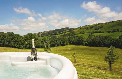 Trecastle Cabin | Flying Scotsman Shepherd's Hut with Hot Tub