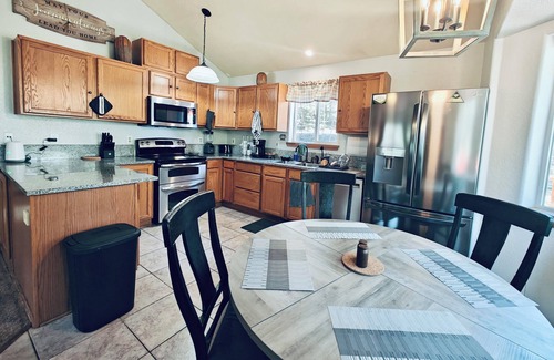 Florissant Cabin | Forest Cabin with Deer, Wrap Deck, Close to Fossil Beds, Wolf & Wildlife Center