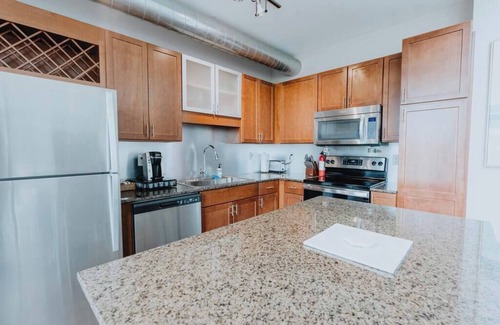 DeBaliviere Place Apartment | Forest Park Penthouse | 2 BR Loft Pool Balcony Free Parking