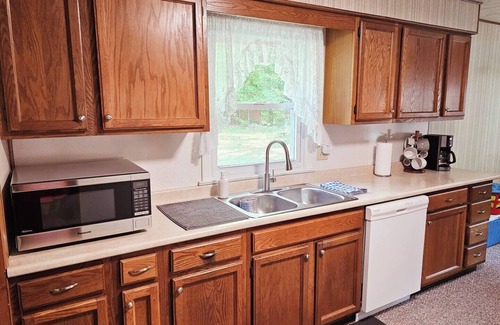 Kalkaska Cottage | Forrest’s Cabin - Lakefront with Sunset Views and Private Dock!