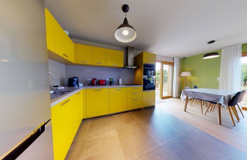 Hunawihr House | fougere avec jacuzzi le clos des vignes