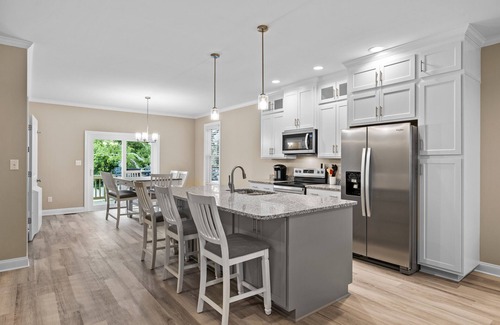 Morehead City House | Four townhomes - heart of the city - elevator, balconies, fast WiFi, central AC