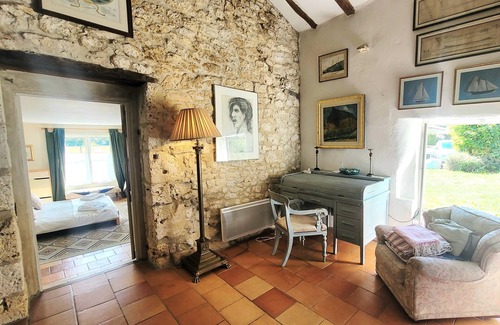 Sainte-Innocence House | The Old Barn, 4 bedrooms stone barn with pool and garden