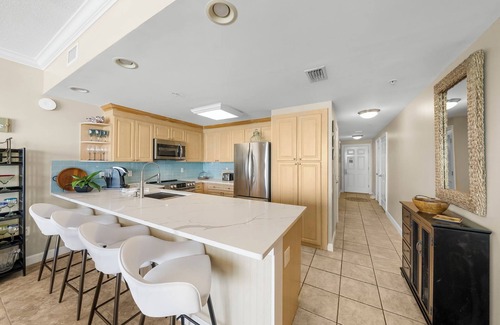 Panama City Beach Condo | FREE GOLF and TIX! Boardwalk Beachfront 603 Updated w/Heated Pool & Hot Tub!