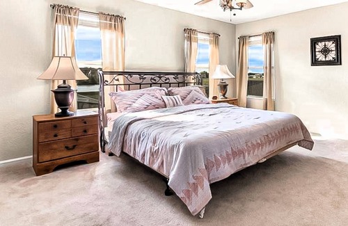 Trafalgar Village House | Freshly updated resort home with private pool, grill, soaking tubs, & smart TVs