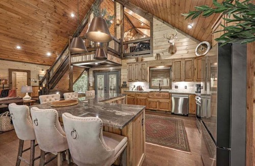 Blue Ridge Cabin | Friends in High Places - Pet Friendly | 4 King Bedroom Suites with Fireplaces