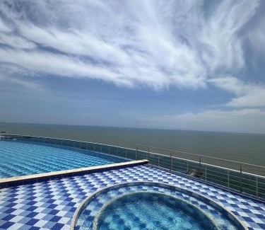 Crespo Apartment | Front Ocean View Penthouse Cartagena