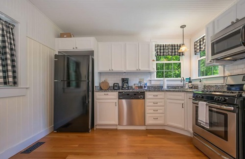 Lake Lure Cottage | Full Bloom: Lake Cottage with Hot Tub, Walkable to Lake Lure Beach, Marina and Chimney Rock Village!