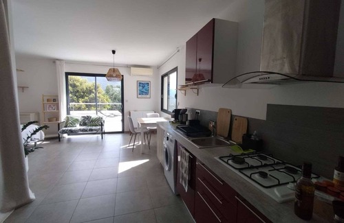 Eccica-Suarella Apartment | Fully-equipped studio - View of the Gulf of Ajaccio - 10 min from the beaches - Pleine Nature !