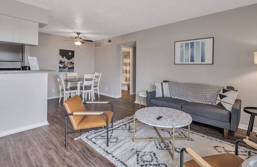 Midland Apartment | Fully Equipped Kitchen Near F. Marie Hall Ctr