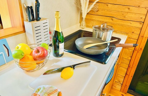 Sano Cabin | Fully equipped with wood stove, large projector, hammock, board games, toys, and other amenities for a comfortable stay! Modern log house, 17 minutes from Ashikaga Flower Park!