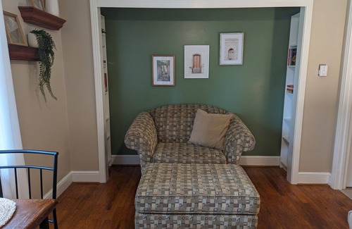 Roxboro Apartment | Fully furnished 1 bedroom apartment on quiet street with private entrance.