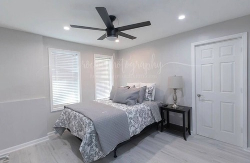 Johns Creek Apartment | Fully furnished clean modern apartment, private covered deck, quiet wooded view.