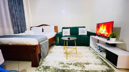 Ruiru Apartment | Fully Furnished Studio Apt in Ruiru Membly, next to Drop n Shop Supermarket