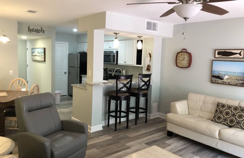 Hilton Head Island Villa | Fully remodeled, block to beach. 2-story, first floor entry, park at front door