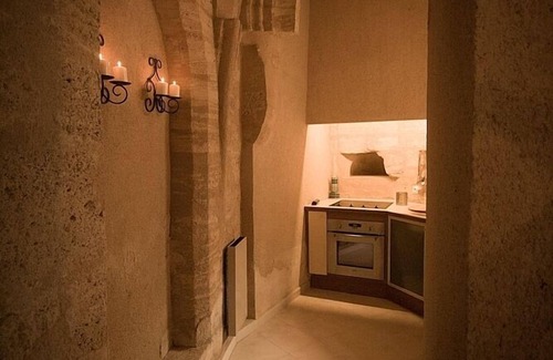 Caux House | Fully renovated chapel with sunny patio overlooking vineyards