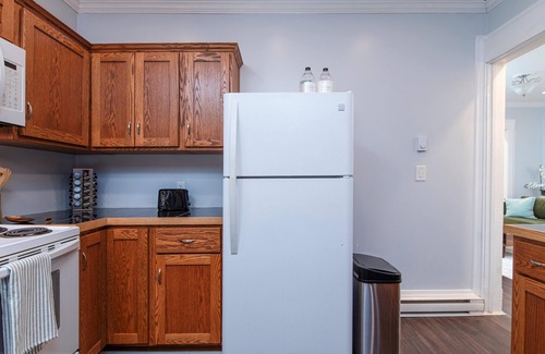 Oneonta Apartment | Fully Stocked Kitchen, AC, Wi-Fi, W/D, Near Baseball and Walk to Downtown