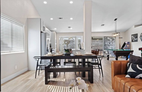 North Las Vegas House | Fun 5BR Theater, Games, and Spa!