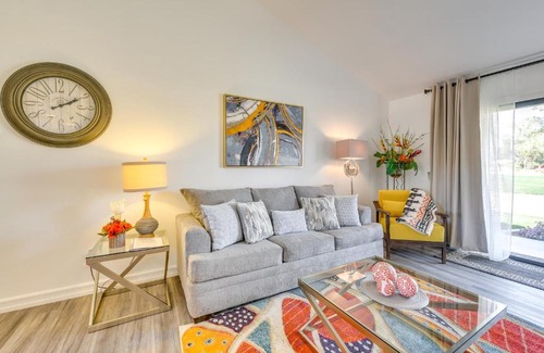 Palm Desert Apartment | Furnished Patio and Resort Pools Palm Desert Condo