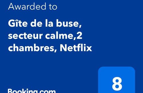 Sedan Apartment | Gîte de la buse, secteur calme,2 chambres, Netflix