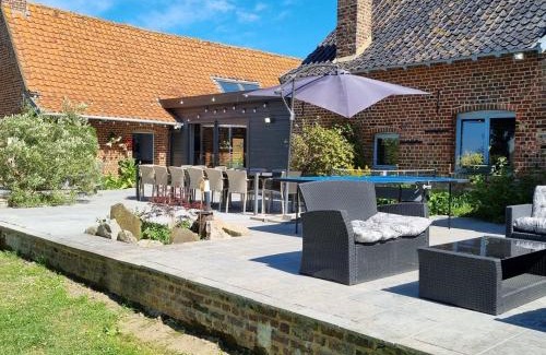 Oudezeele House | Gîte familial pour 15 pers, cheminée, jardin, animaux admis - FR-1-510-233