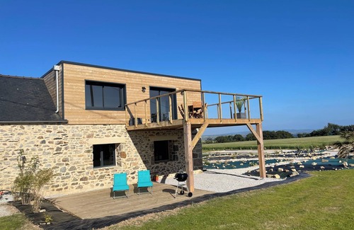 Telgruc-sur-Mer House | Gîte Maí Avec Très Belle vue sur la mer et le Coucher de Soleil