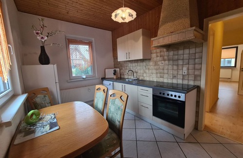 Alt Gaarz Apartment | G2(1) Haffblick 4-room apartment (100m², 6 pers.) on the upper floor - G2: Apartments and