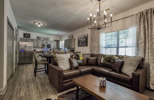 Sevierville Cabin | Game Room-Hot tub-Fire pit-Dog friendly