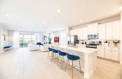 Bay Lake Villa | Games Room/Theatre/Arcade Game/Sleeps 20/Free shuttle to Disney/Private Pool&Spa