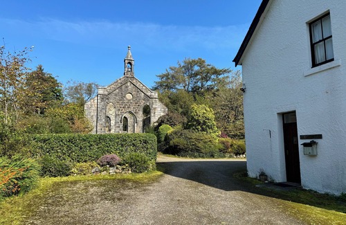 West Laroch Apartment | Garden Flat - set in beautiful large garden with old church ruins on the grounds